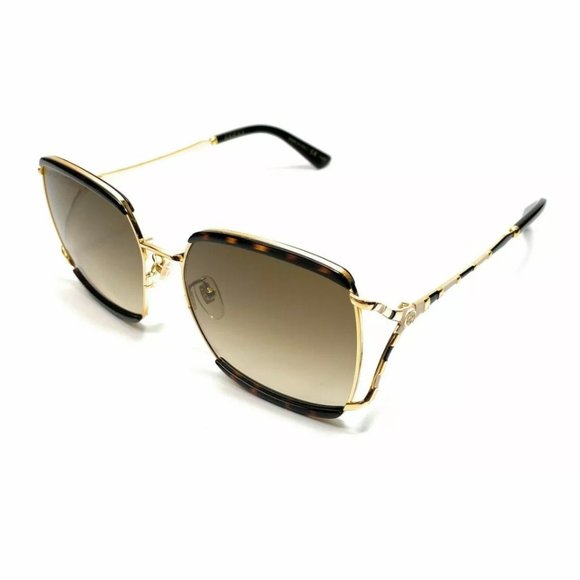 Gucci Women's Havana Gold Sunglasses!